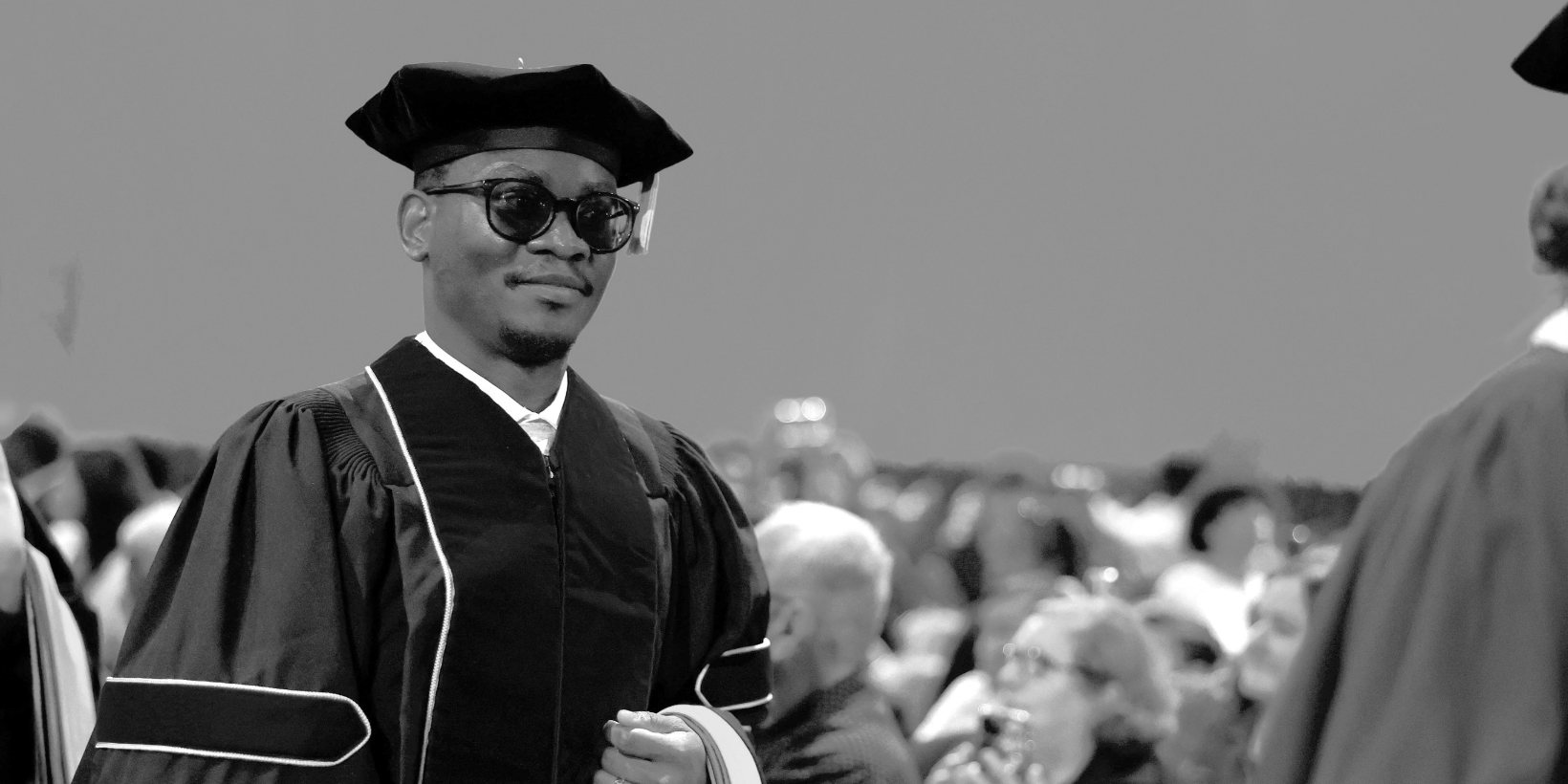 Dr. Bukola Ogunyemi at the University of Massachusetts Global doctoral commencement